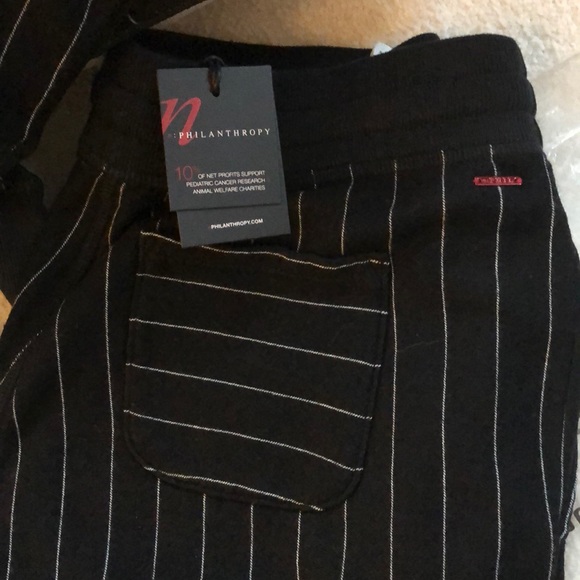 NWT! Barkley pinstripe jogger w/ float top - Picture 3 of 7